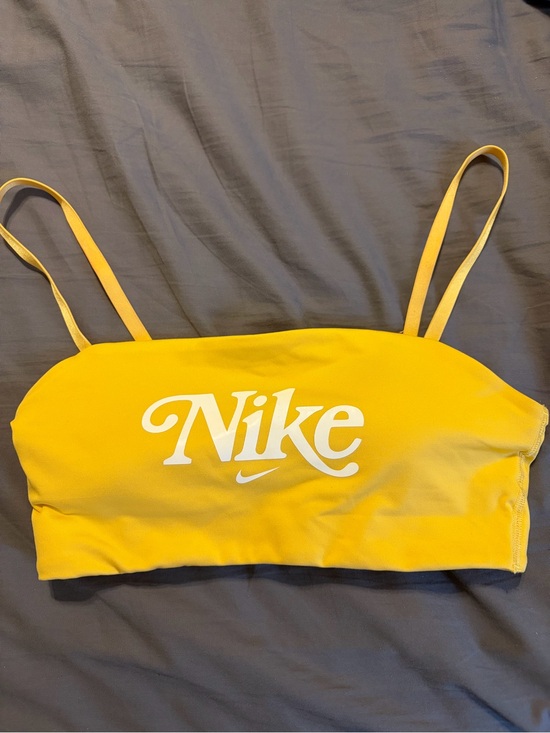 Nike Other - Nike Yellow Mesh Dri-FIT Sports Bra